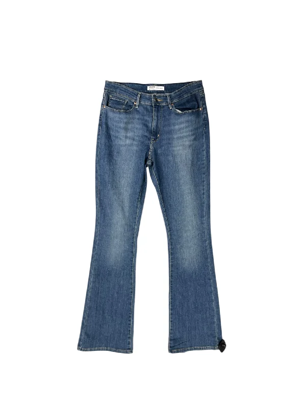 Jeans with zip-fly closure for ease of wearJeans Boot Cut By Levis Signature In Blue Denim, Size: 10l