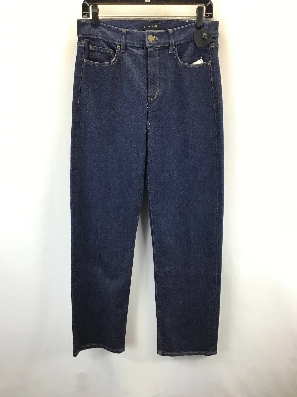 Indigo jeans with a classic denim hueJeans Straight By Ann Taylor In Blue, Size: 4