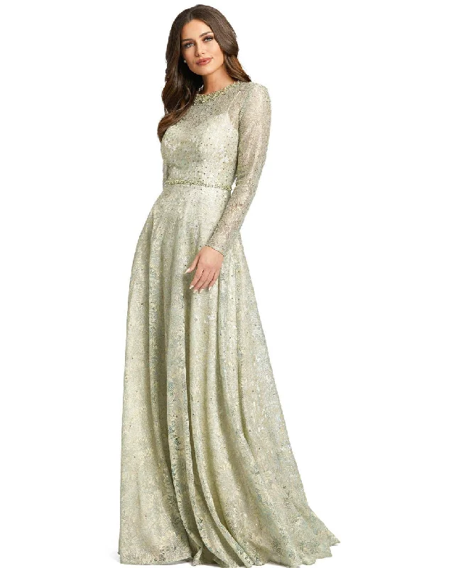 Long-sleeved dresses for womenMac Duggal 49188 Mother of the Bride Long Dress Sale