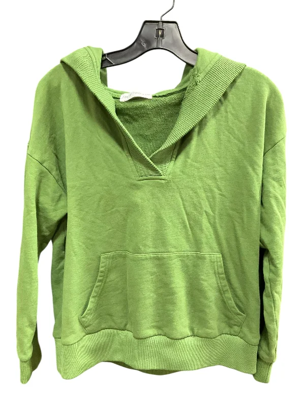 women's hooded jumpers with a smooth exteriorSweatshirt Hoodie By Clothes Mentor In Green, Size: M