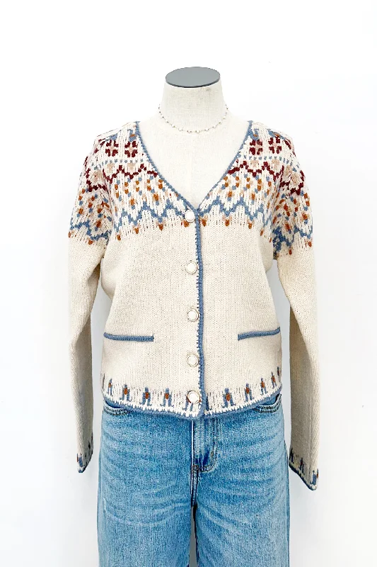 Ripped and distressed women's sweaterRima Cardi