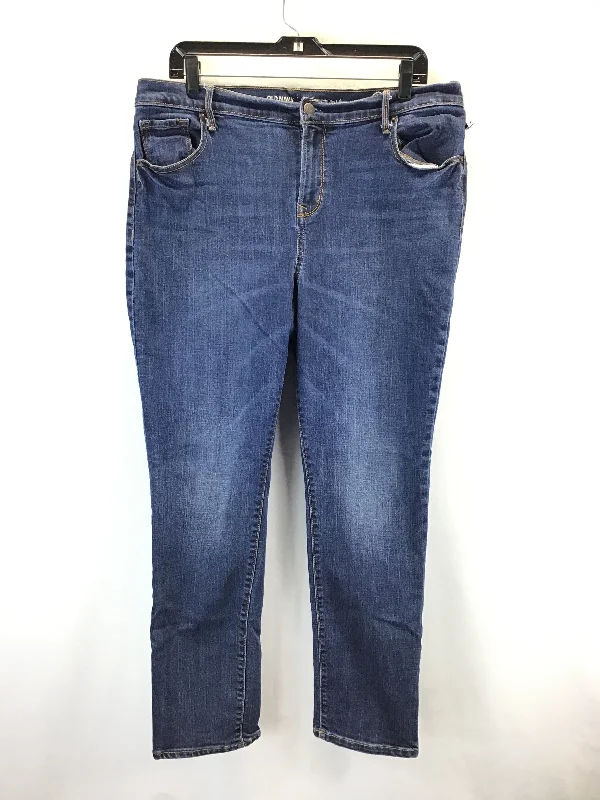 Jeans with studs and spikes for womenJeans Straight By Old Navy In Blue, Size: 14