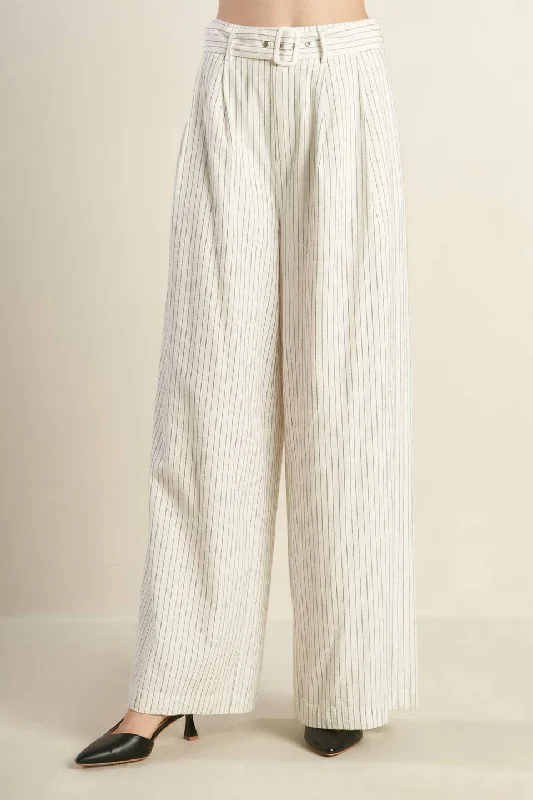 Women's casual bottomsLEAD THE WAY WOVEN SEESUCKER PANTS