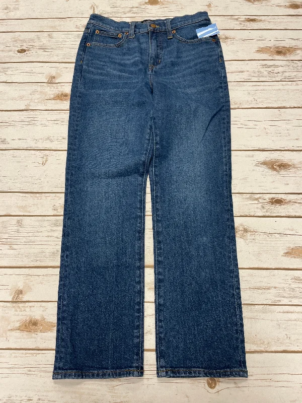 Ripped and distressed women's jeansJeans Straight By J. Crew In Blue Denim, Size: 4