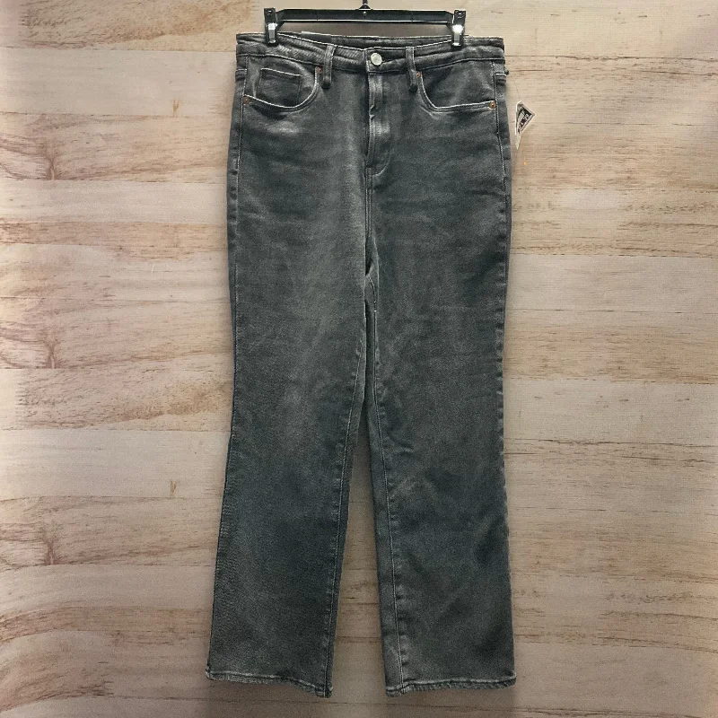 Distressed women's jeans with patchesJeans Straight By Blanknyc In Black Denim, Size: 6