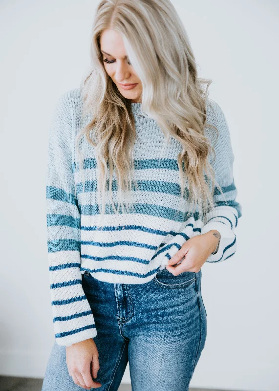 Striped women's sweaterKannon Striped Knit Sweater