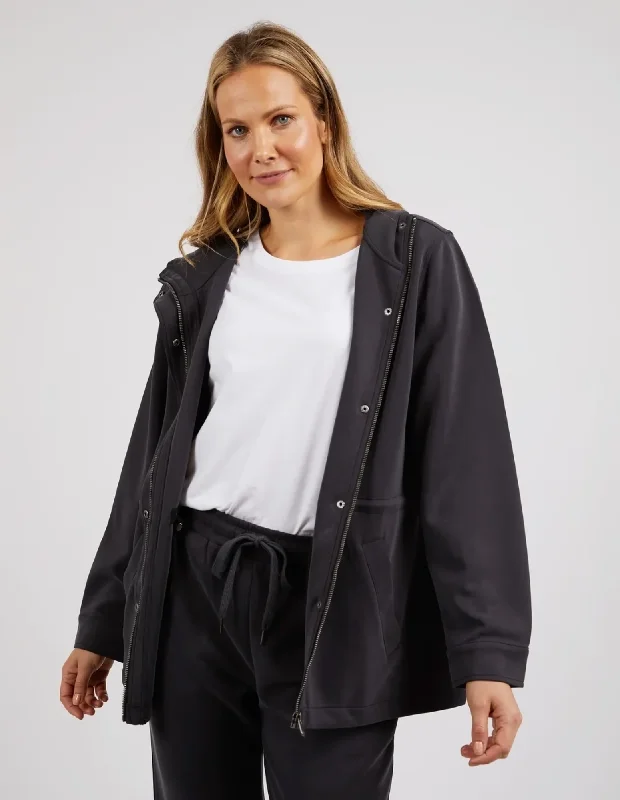 stylish women's trench coatsStorm Anorak - Black - Foxwood