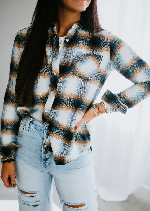 Layering women's topsNatalie Plaid Top