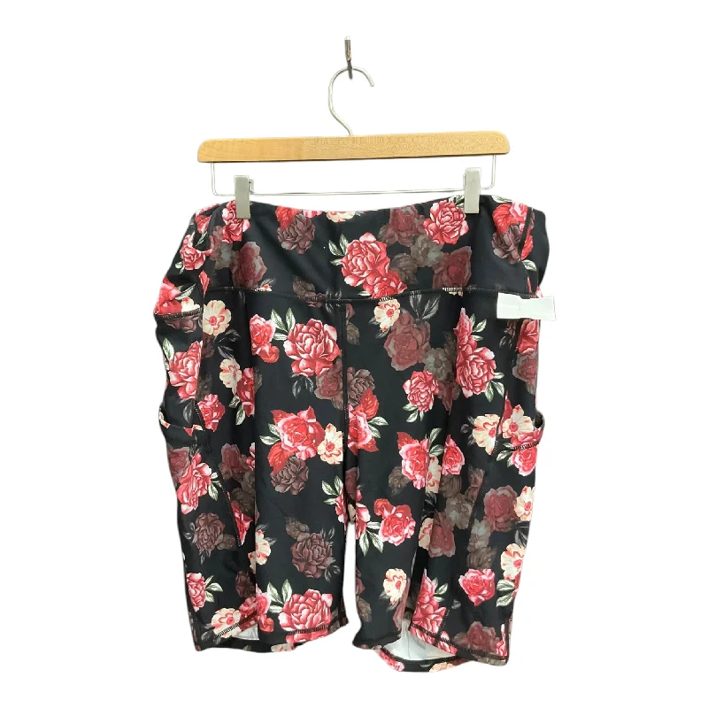 Maxi women's dressesAthletic Shorts By Torrid In Floral Print, Size: 4x