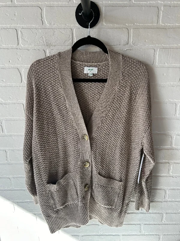 Sustainable women's sweaterSweater Cardigan By Aerie In Tan, Size: S