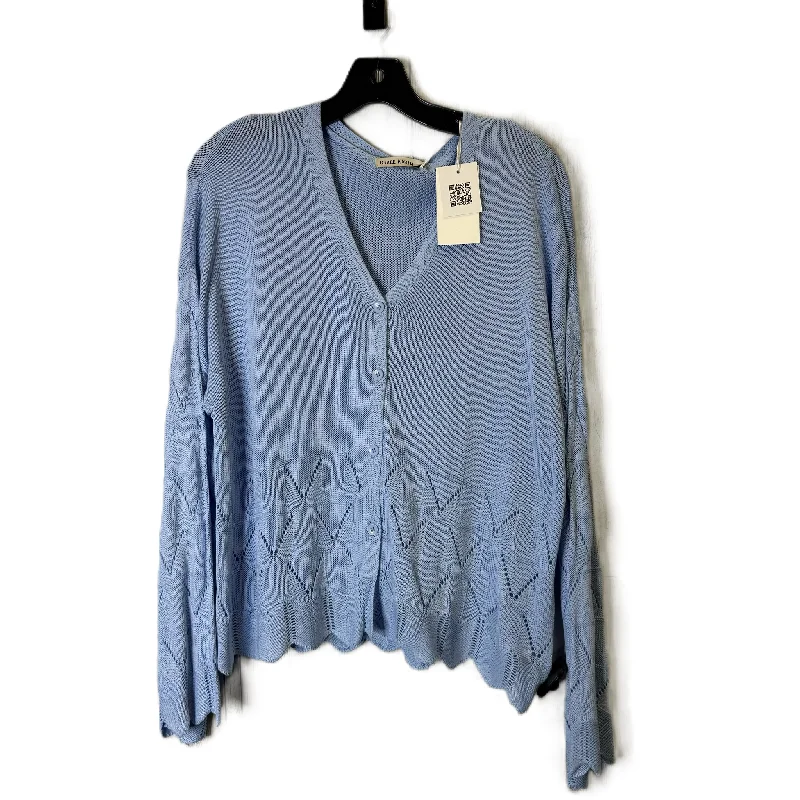 Neon women's sweaterCardigan By Grace Karin In Blue, Size: L