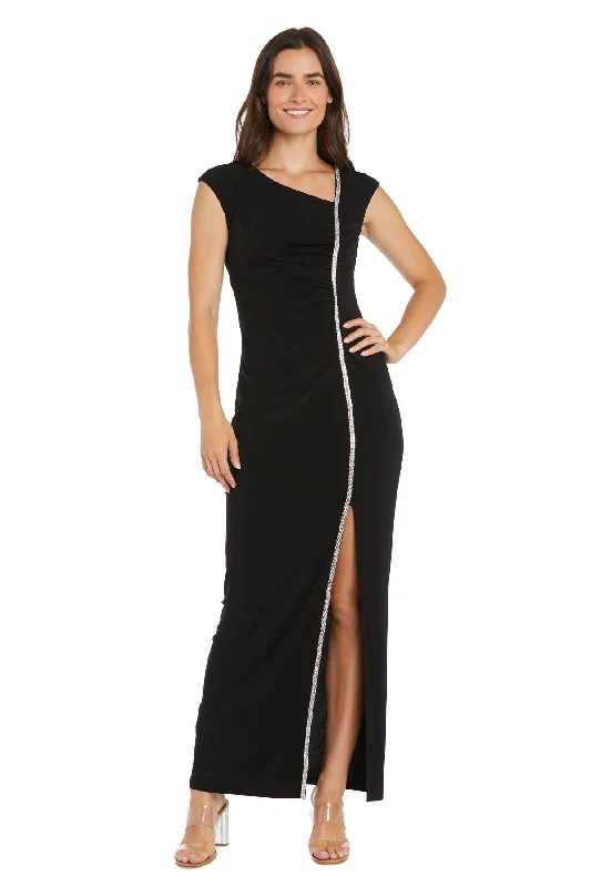 Synthetic dresses for budget-friendly optionsR&M Richards 3405 Long Fitted Evening Formal Dress