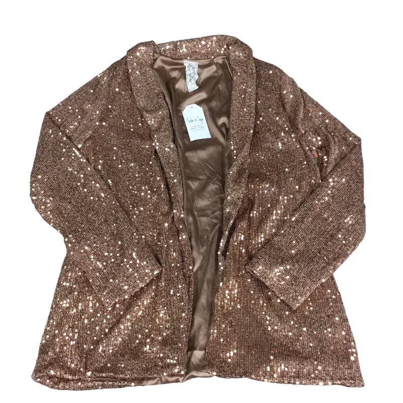 Camo women's sweaterCardigan By Cmb In Rose Gold, Size: L