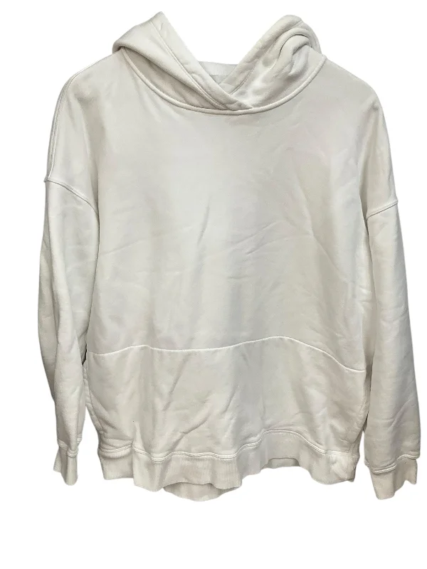 women's hooded sweatshirts with fleece liningSweatshirt Hoodie By Lululemon In White, Size: M