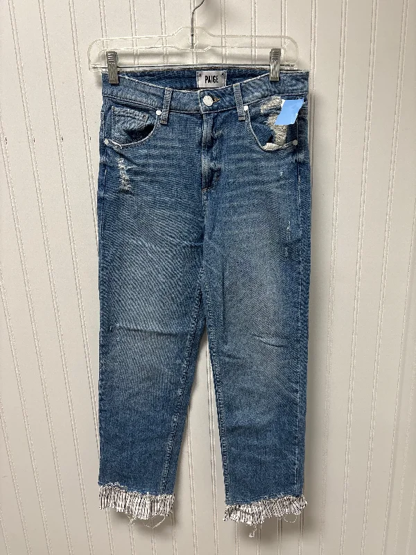 Jeans with a relaxed fit for everyday comfortJeans Skinny By Paige In Blue Denim, Size: 2