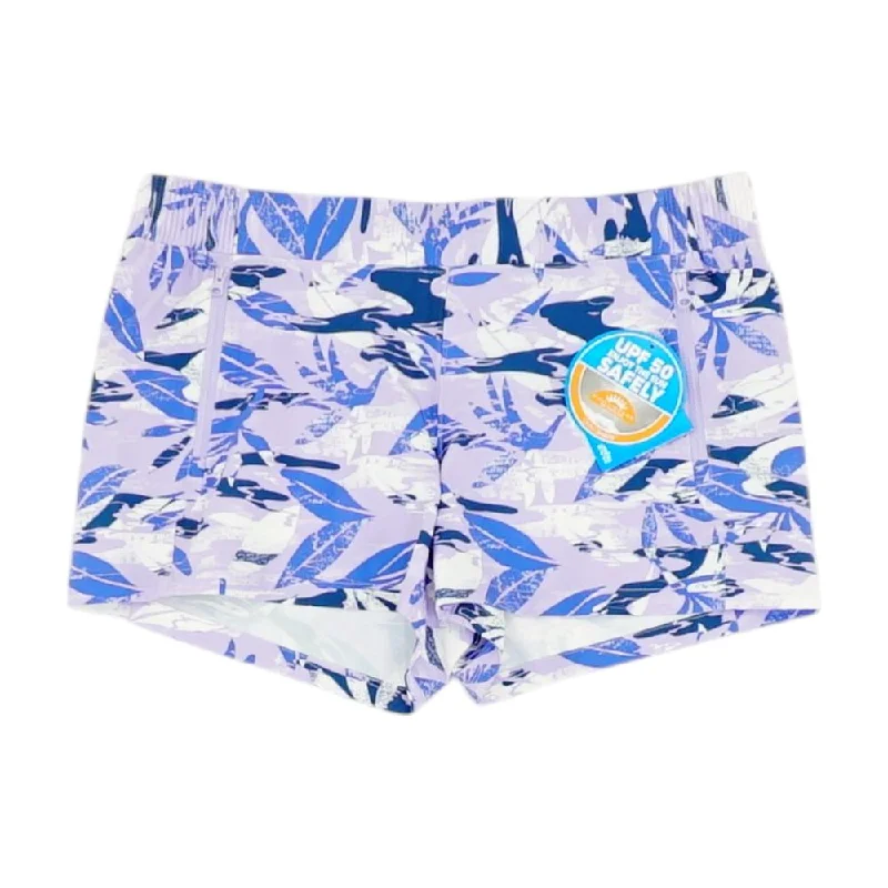 Geometric print women's pantsPurple Misc Active Shorts