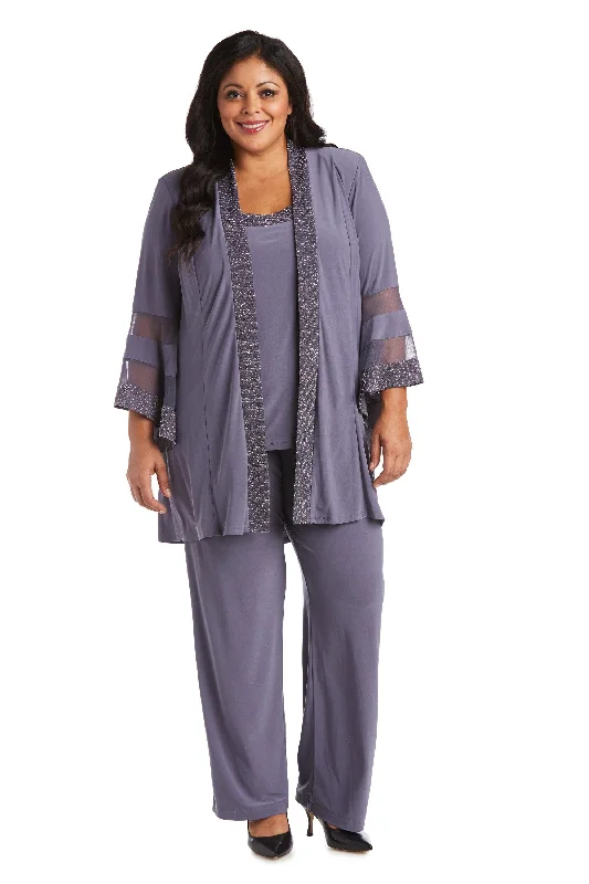 Gym wear women's leggingsR&M Richards 7241W Plus Size Formal Pant Suit