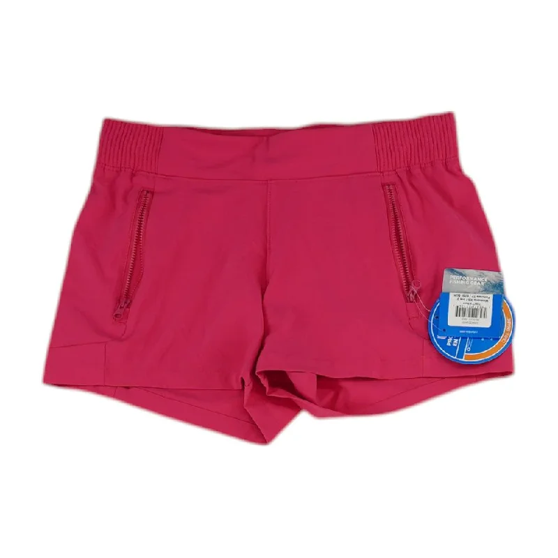 Sustainable women's bottomsPink Solid Active Shorts