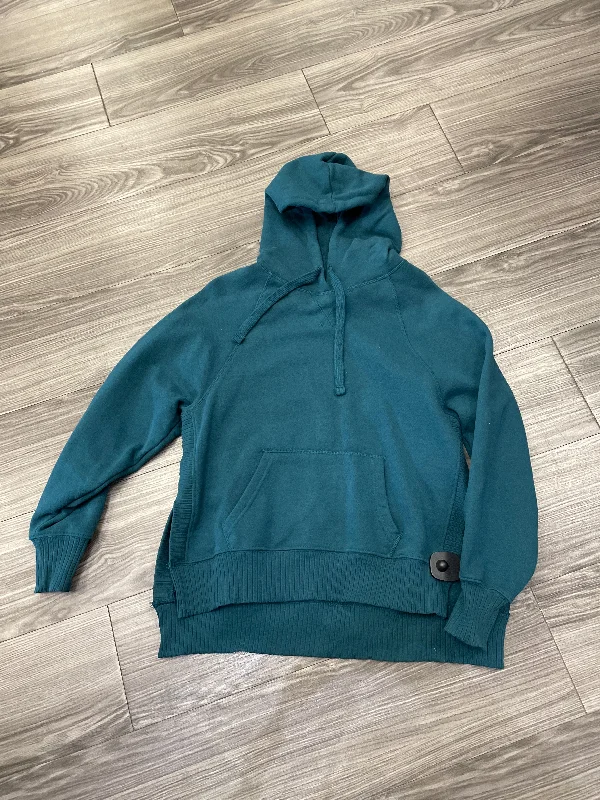 women's hooded sweatshirts for cold weatherSweatshirt Hoodie By Ultra Flirt In Teal, Size: S