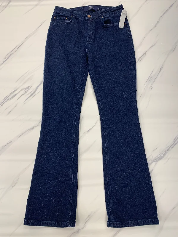 Jeans with embroidery for a touch of eleganceJeans Boot Cut By Boden In Blue Denim, Size: 8