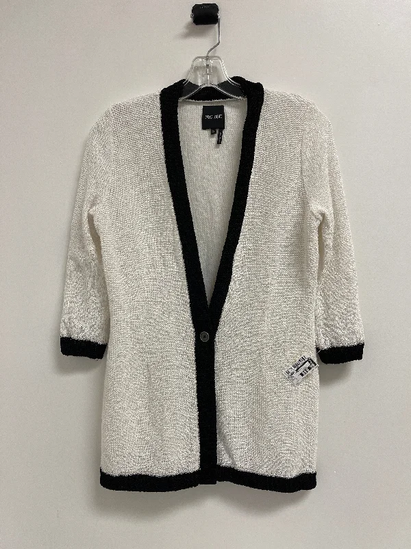 Statement women's sweaterSweater Cardigan By Nic + Zoe In White, Size: Xs