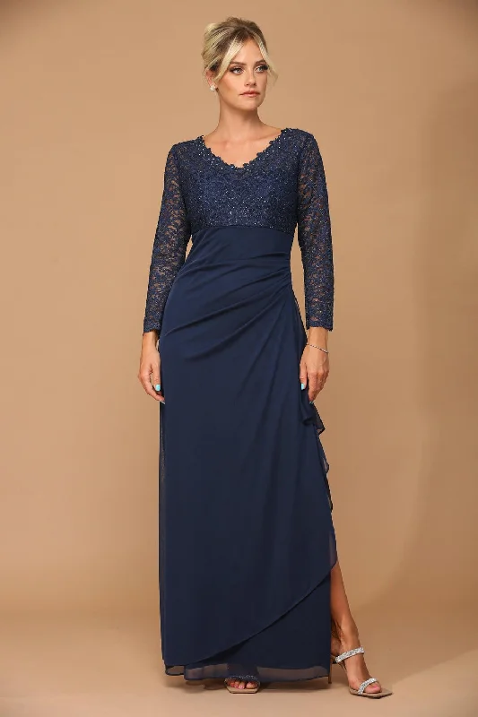 Halter dresses for womenLong Sleeve Formal Mother of the Bride Evening Gown Sale