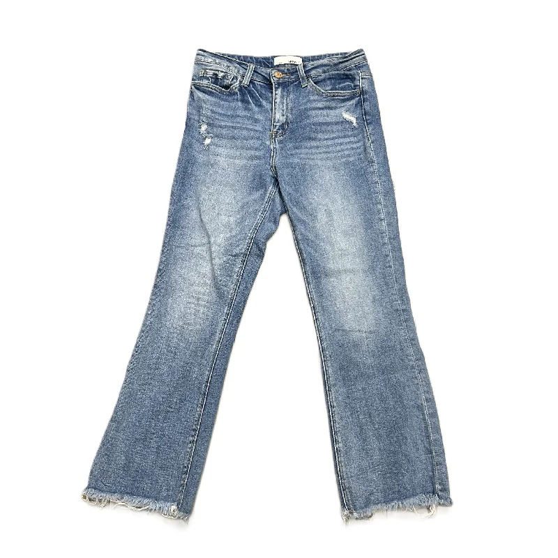 Stretch denim with spandex for added flexibilityJeans Straight By Vervet In Blue Denim, Size: 4