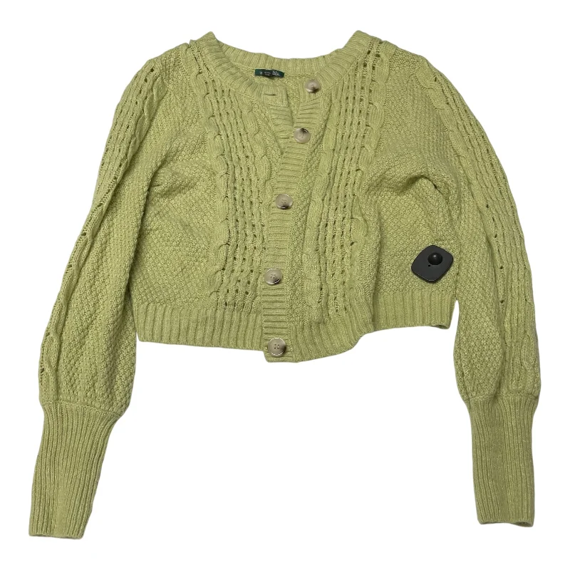 Sustainable women's sweaterSweater Cardigan By Wild Fable In Green, Size: L