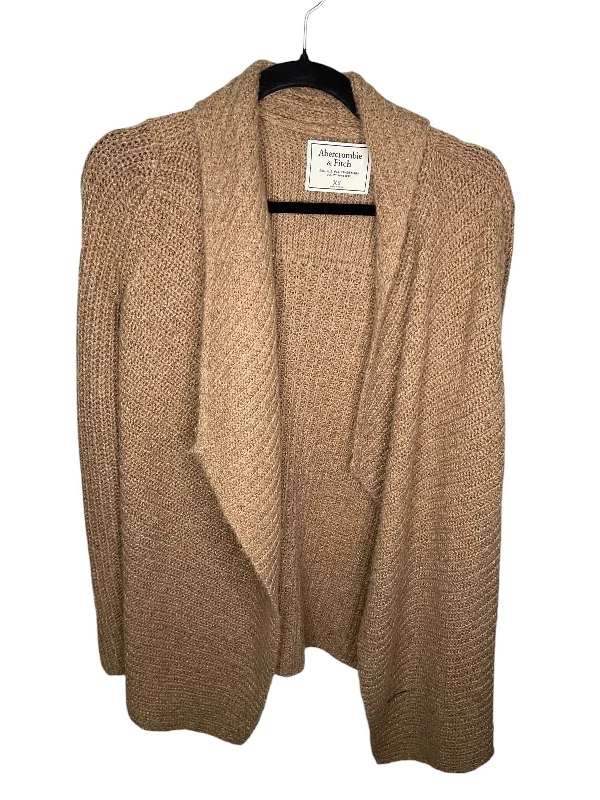 Chunky knit women's sweaterCardigan By Abercrombie And Fitch In Brown, Size: Xs