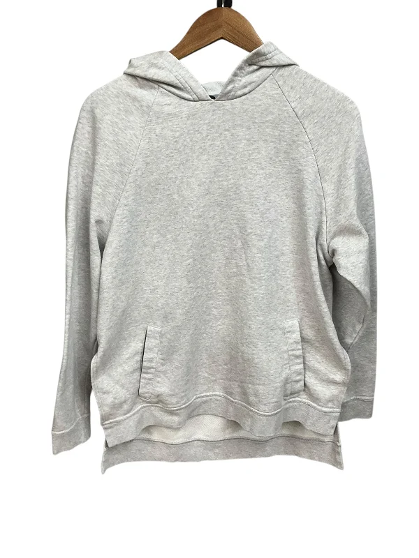 women's hooded sweatshirtsSweatshirt Hoodie By Nike Apparel In Grey, Size: L