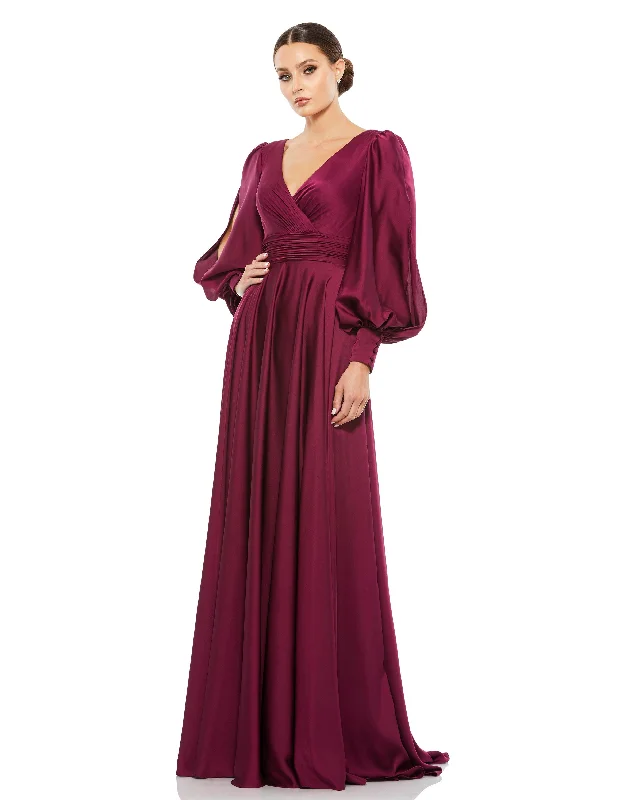 Sustainable dresses for eco-conscious womenMac Duggal 67847 Long Mother of the Bride Dress