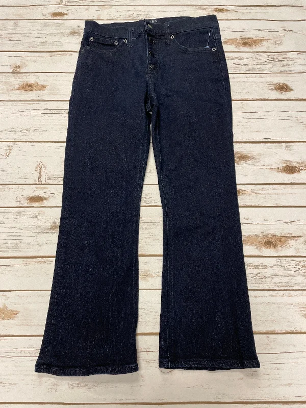 High-stretch women's jeansJeans Flared By J. Crew In Blue Denim, Size: 4