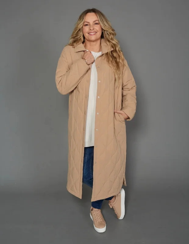 chic women's bomber jacketsRibe Coat - Putty - Eb & Ive