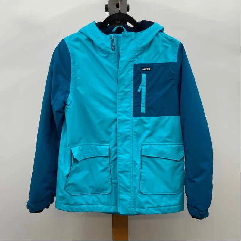 women's coats with warm internal lining for extreme weatherLands End Women's Size XL Teal block Coat