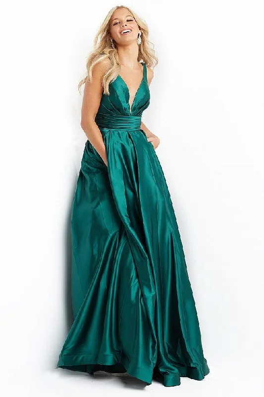 Cold-shoulder dresses for womenJovani 08419 Long Sleeveless Prom Dress