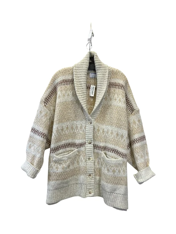 Button-down women's sweaterSweater Cardigan By Old Navy In Tan, Size: 3x