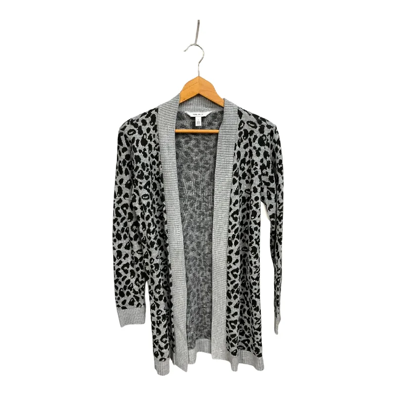 Tunic-style women's sweaterCardigan By Nine West In Animal Print, Size: S