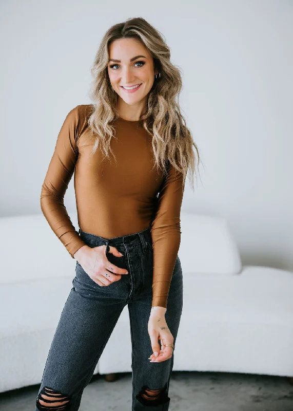 Tunic-style women's topsSawyer Long Sleeve Bodysuit