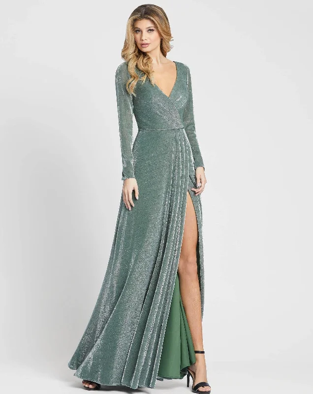 Fit-and-flare dresses for womenJade 14 Mac Duggal Long Sleeve Formal Prom Dress Sale