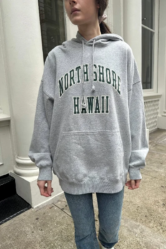 women's hooded sweatshirts with ribbed waistbandsChristy North Shore Hawaii Hoodie