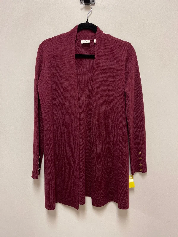 Lavender women's sweaterSweater Cardigan By Cyrus Knits In Red, Size: S