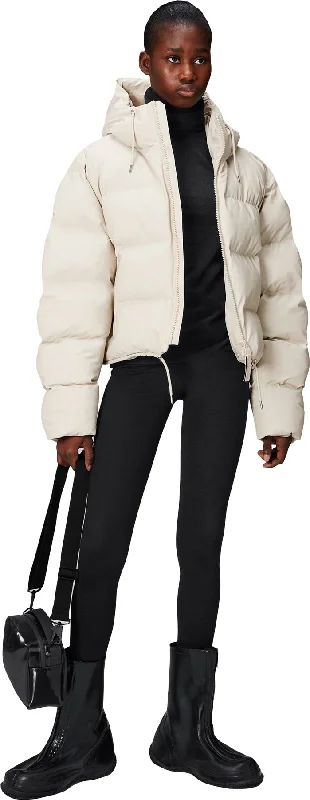 women's peacoats with removable fur collarsAlta Short Puffer Jacket - Unisex|-|Manteau matelassé court Alta - Unisexe