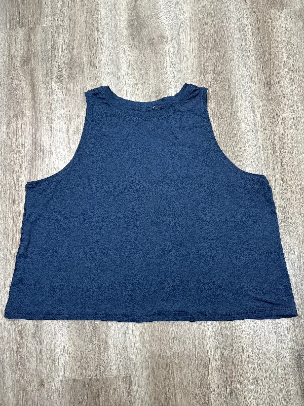 Spring women's topsAthletic Tank Top By Athleta In Blue, Size: 2x