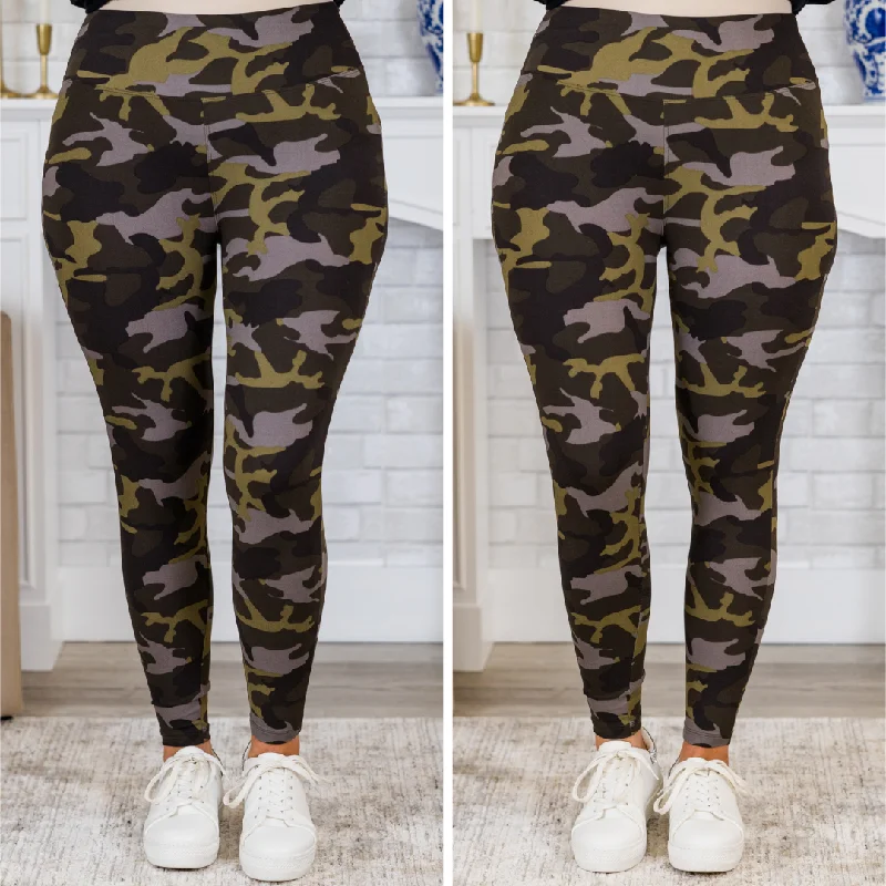 Easy-care women's pantsWild Blend Leggings, Camo