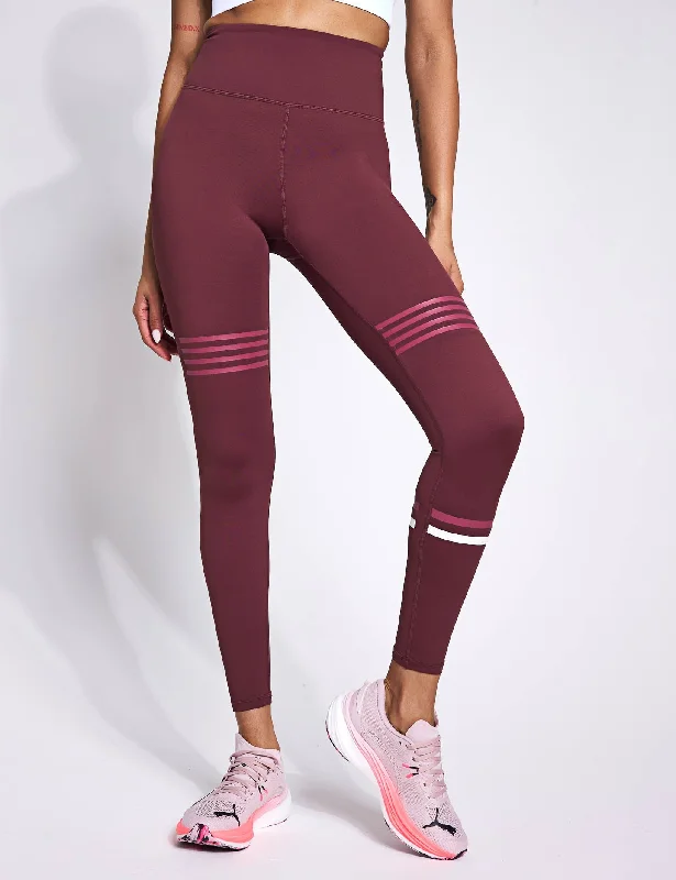 Water-resistant women's shortsCoco Legging - Burgundy