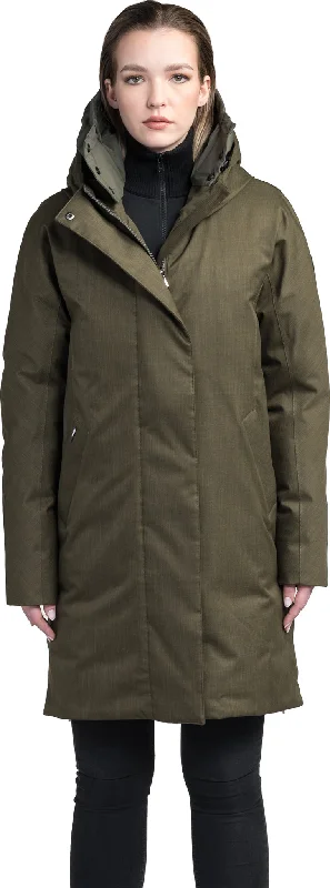 women's coats with cinched waists for a flattering silhouetteDory Tailored Back Zip Parka - Women's|-|Parka ajusté à glissière au dos Dory - Femme