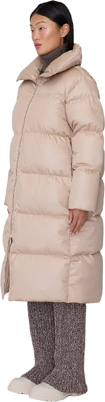 women's fur-trimmed parkas for winter eleganceGisele Long Down Puffer Jacket - Women's|-|Manteau matelassé en duvet Gisele Long - Femme