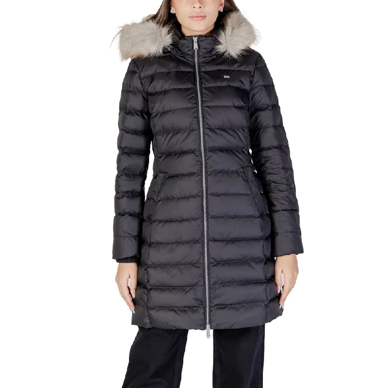 women's trench coats with double-breasted closuresTommy Hilfiger Jeans  Recycled Polyester Jackets & Women's Coat