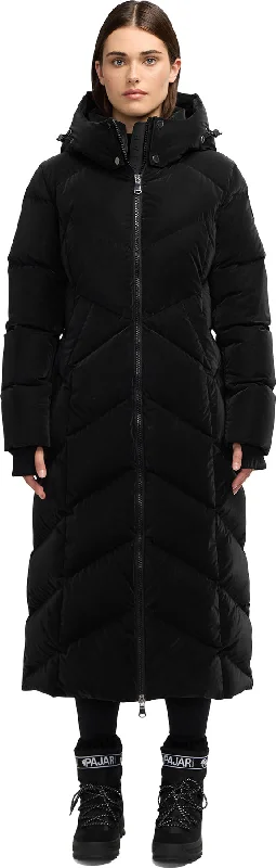 plus-size women's coats for all seasonsHella Long Inverted Chevron Quilted Puffer Jacket - Women's|-|Manteau matelassé longues à chevrons inversés Hella - Femme