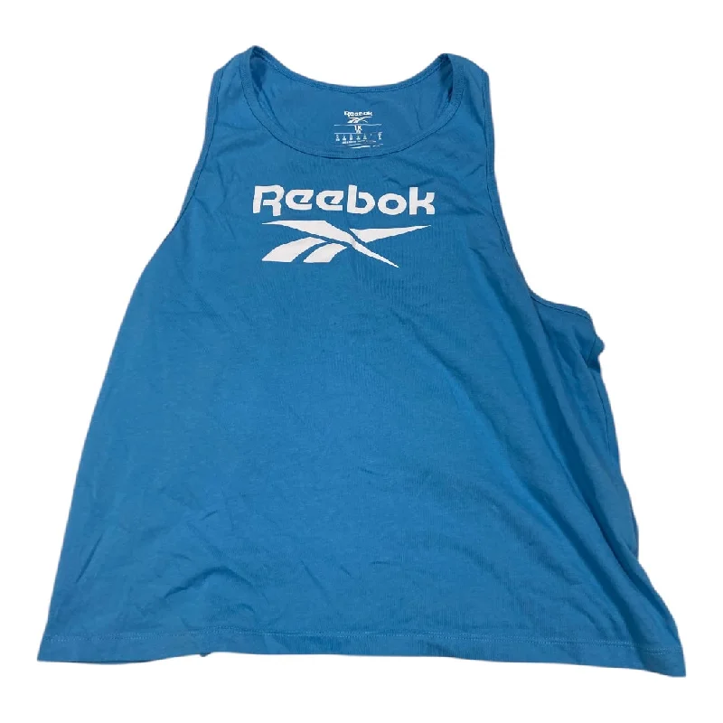 Ruffled women's topsAthletic Tank Top By Reebok In Blue, Size: 1x